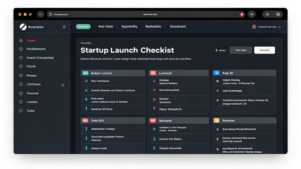 Startup Launch Pad - Launch Checklist
