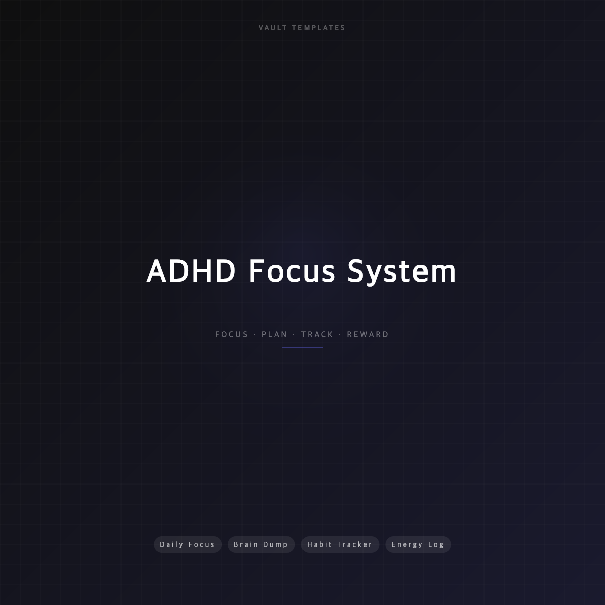 ADHD Focus System — Notion Template