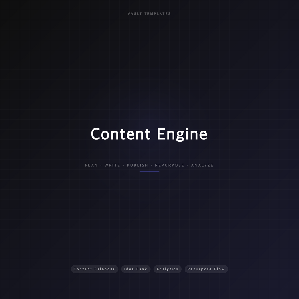 Content Engine — Notion Template