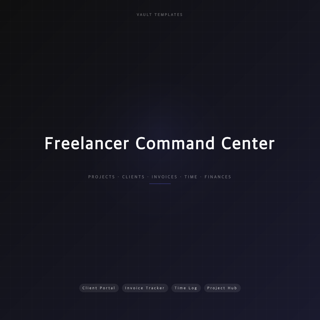 Freelancer Command Center — Notion Template