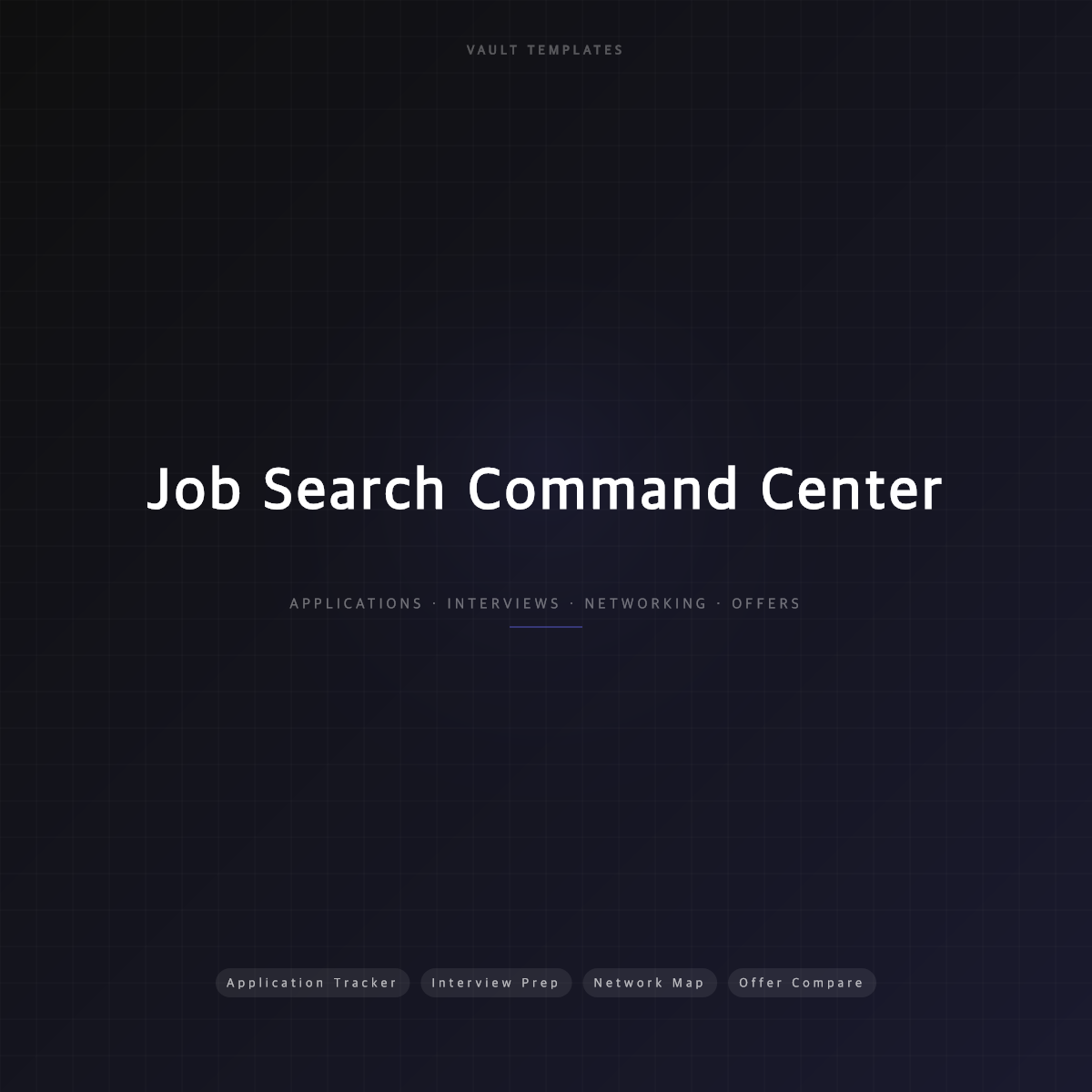 Job Search Command Center — Notion Template