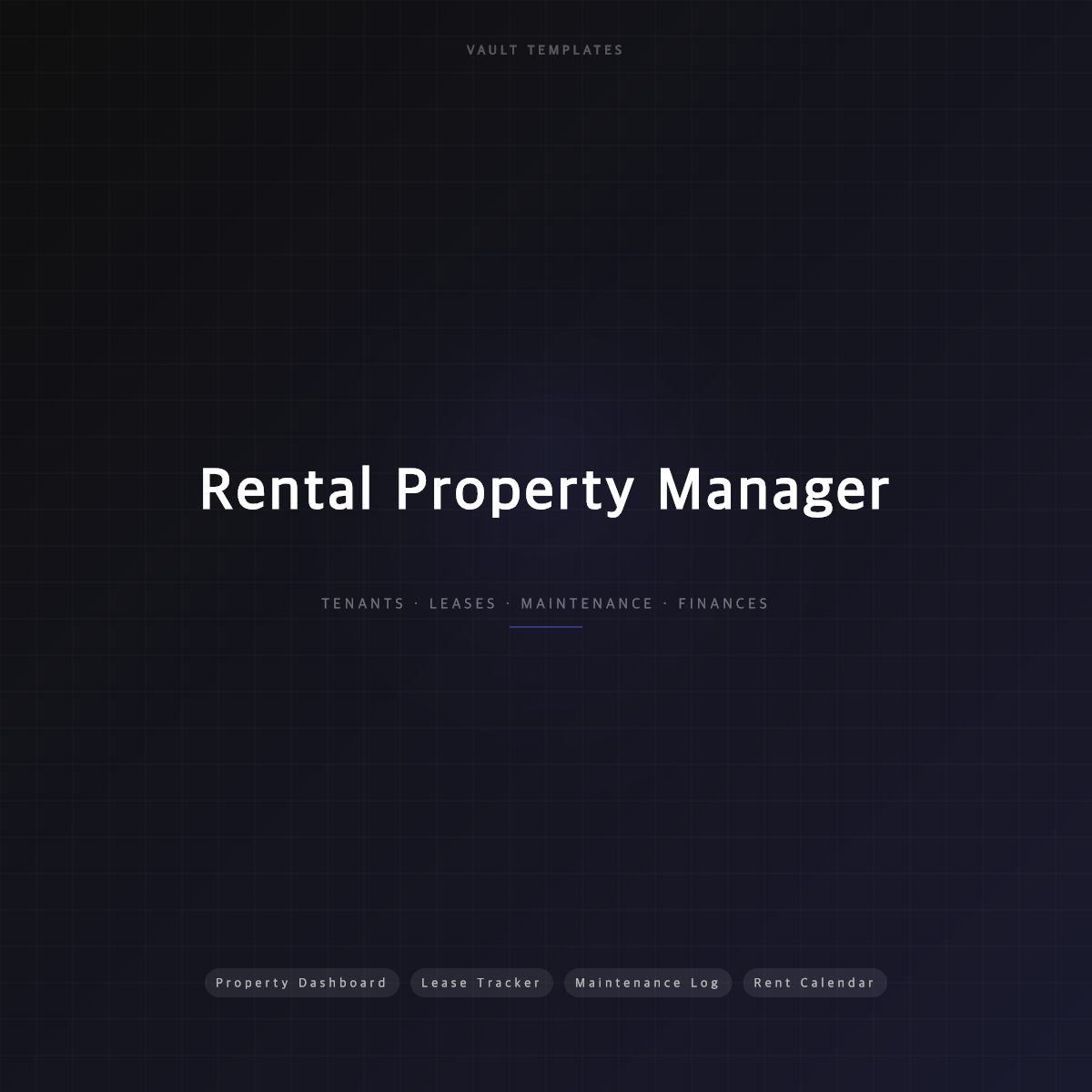 Rental Property Manager — Notion Template