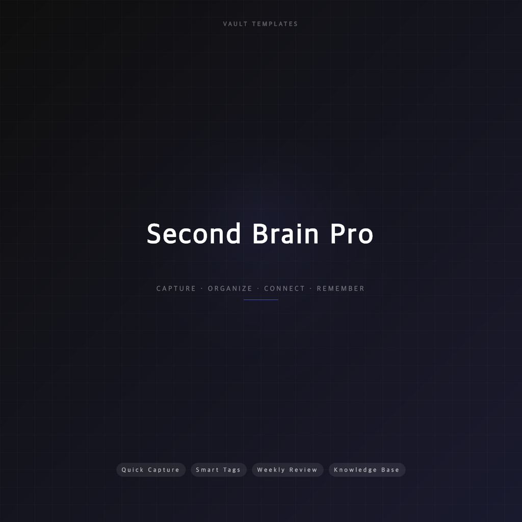 Second Brain Pro — Notion Template