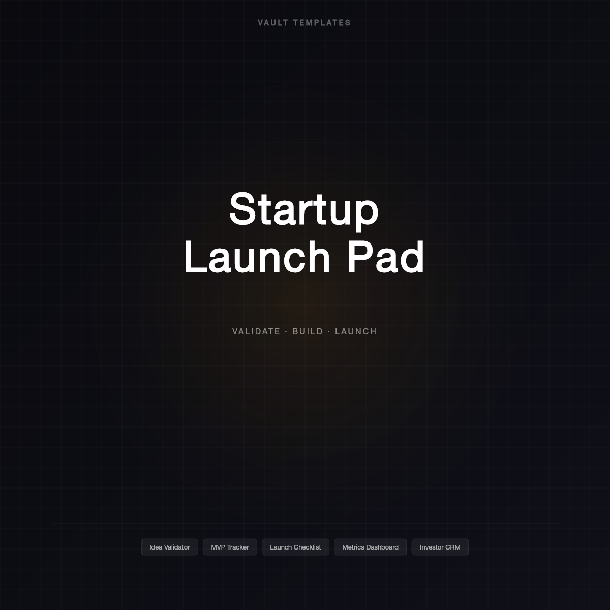 Startup Launch Pad — Notion Template