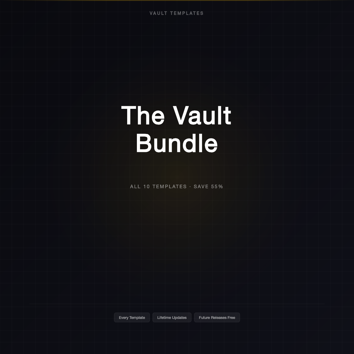 The Vault Bundle — All 10 Notion Templates